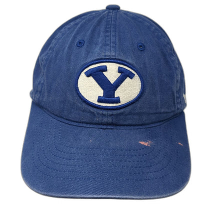 Zephyr BYU Cougars NCAA Blue One Size Slideback Cotton Embroidered Oval Logo Hat