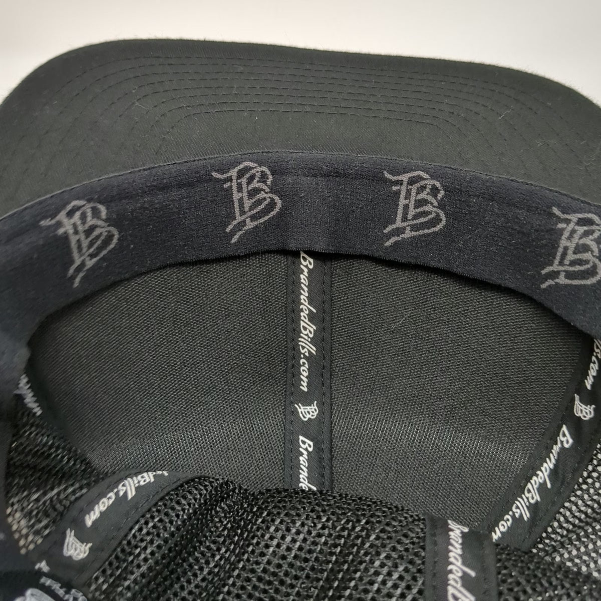 Branded Bills Winsupply of Denver Trucker Hat Black One Size Snapback Mesh