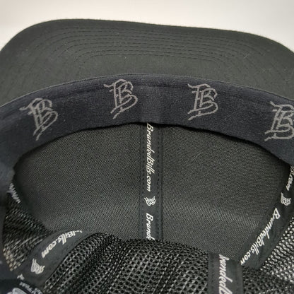 Branded Bills Winsupply of Denver Trucker Hat Black One Size Snapback Mesh