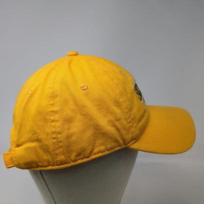 The Game Skidmore College NCAA Yellow Cap OSFM Cotton Slideback Logo Hat
