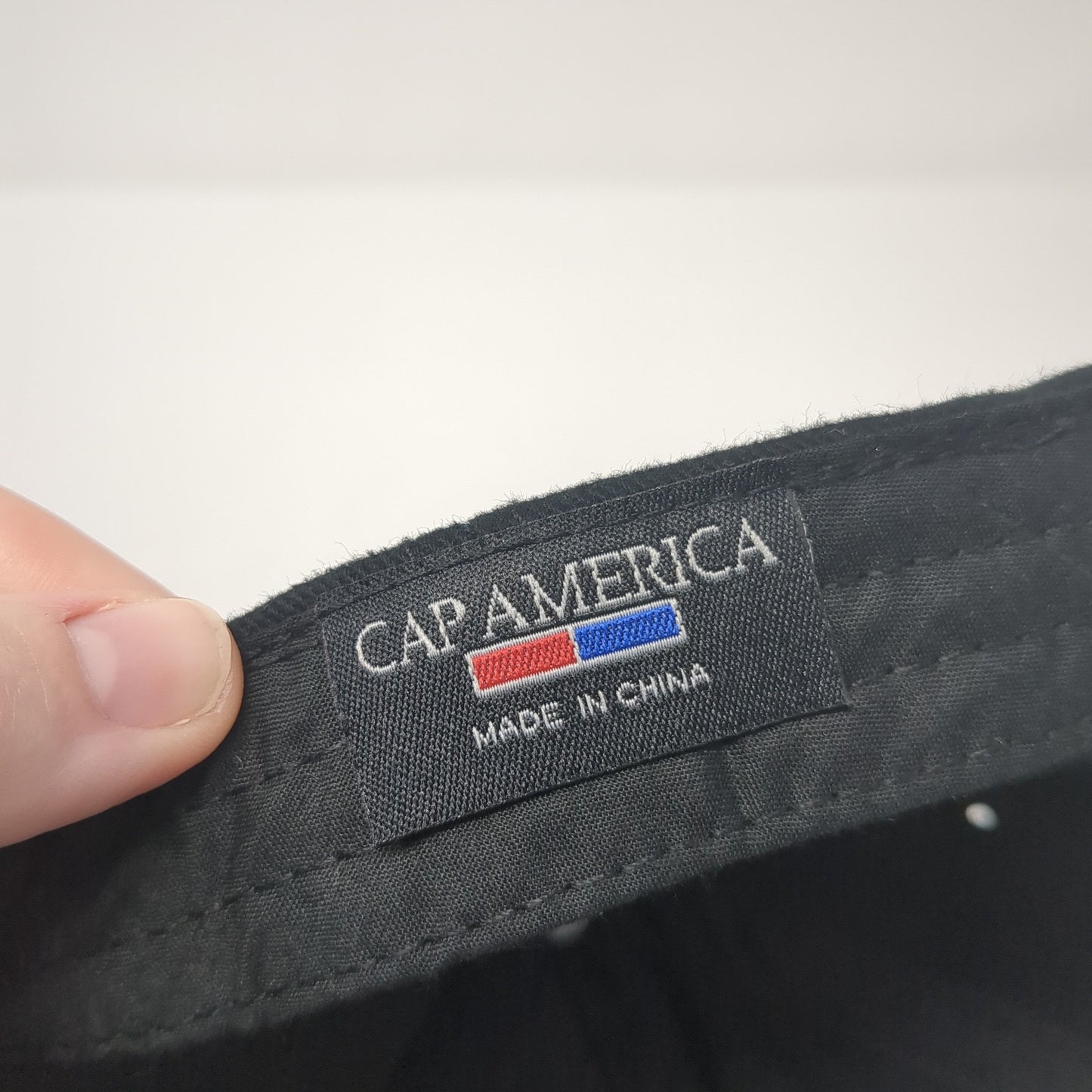 Tarlton Slideback Hat Black One Size Adjustable Embroidered Cap America