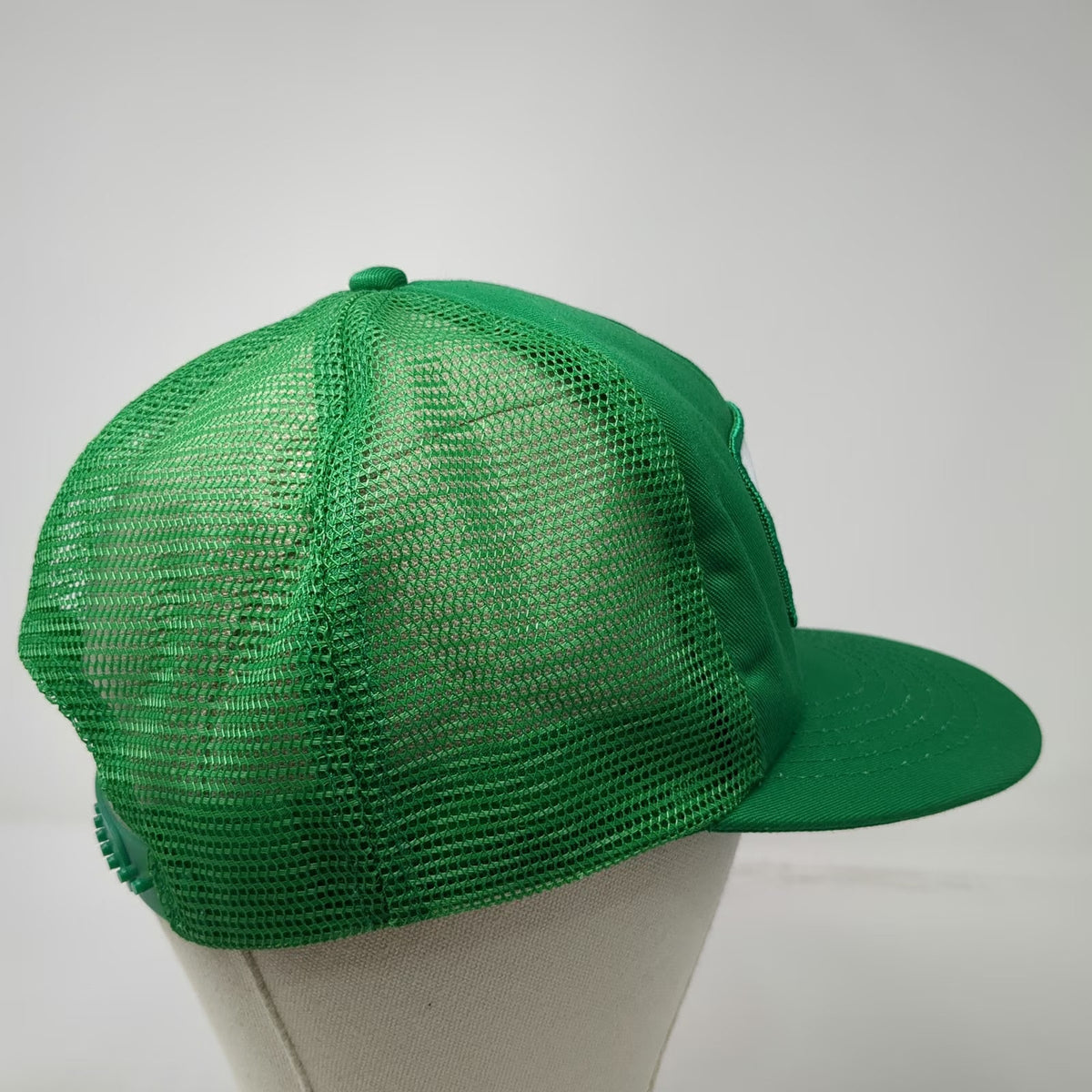 Creative Marketing Specialties Trucker Hat Green Mesh Snapback Made USA Vintage