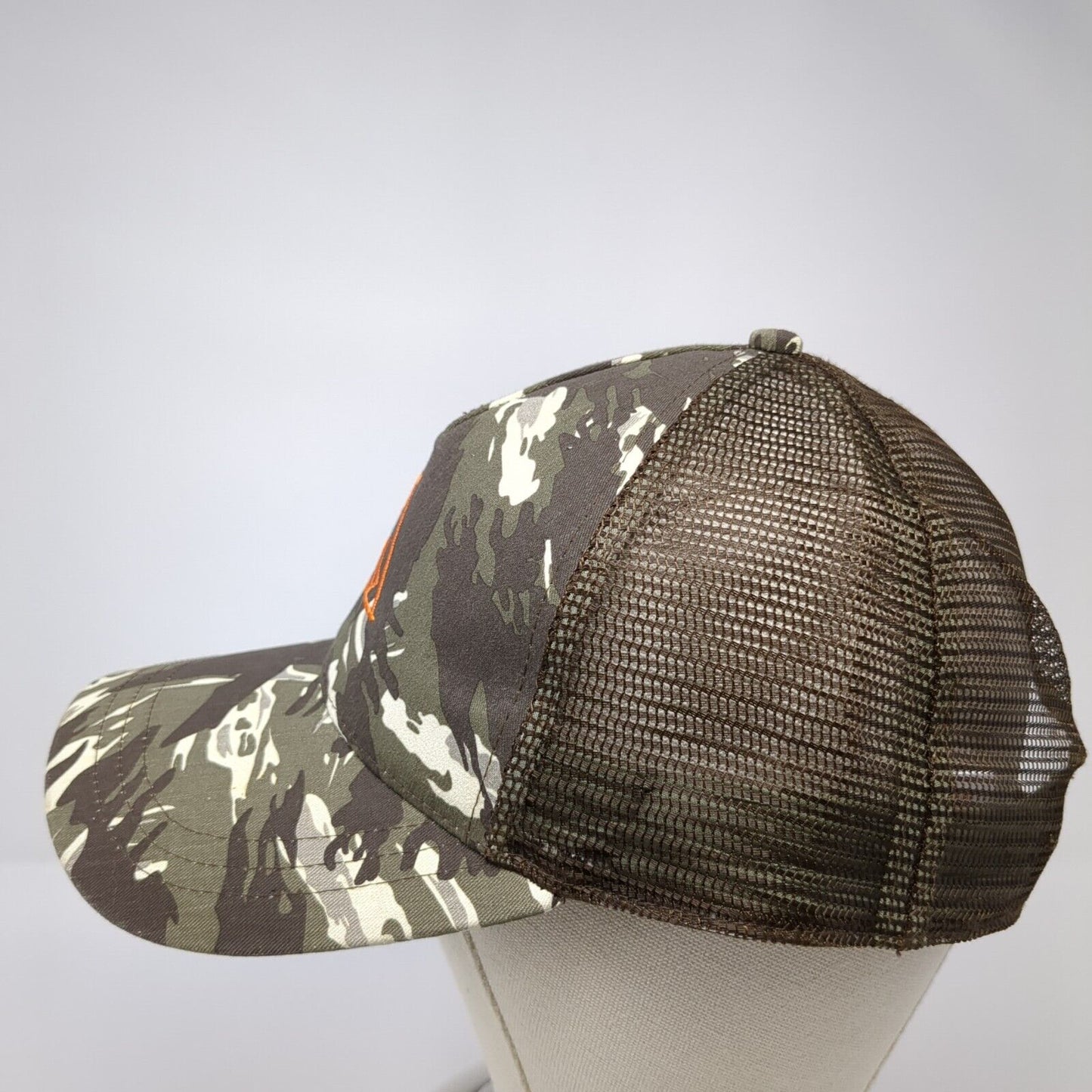 Pistil Snapback Trucker Hat Camouflage One Size Adjustable Embroidered Mesh Back