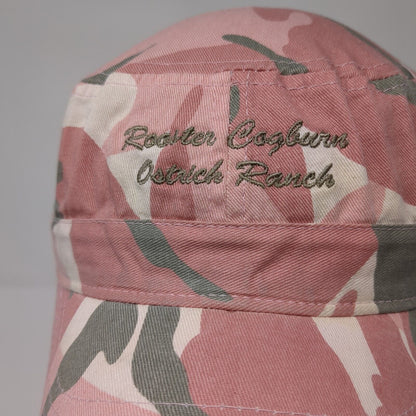 Rooster Cogburn Ostrich Ranch Srapback Cadet Army Hat Camo One Size