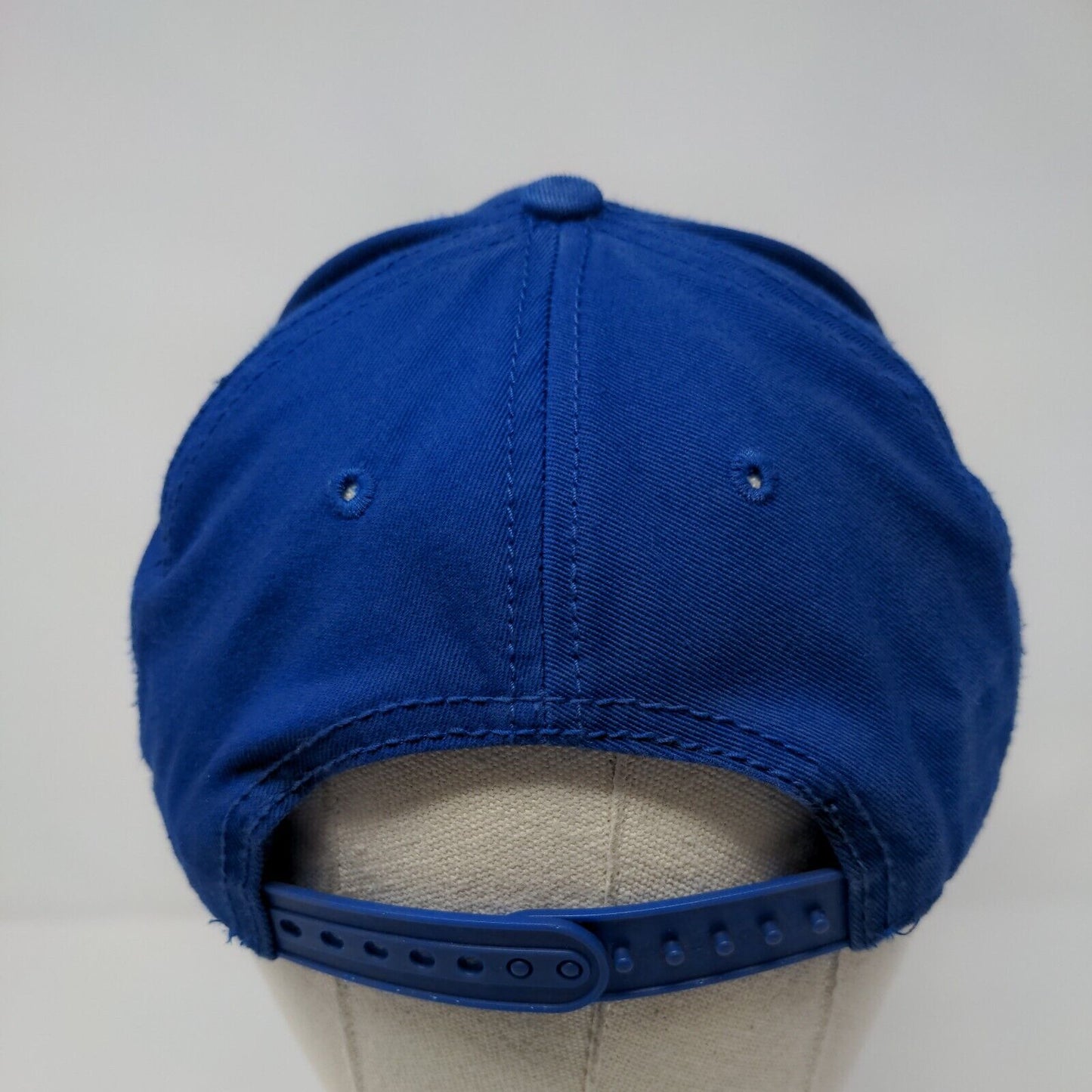 USA Snapback Hat Blue OSFM Adjustable Embroidered Patriotic Free Authority