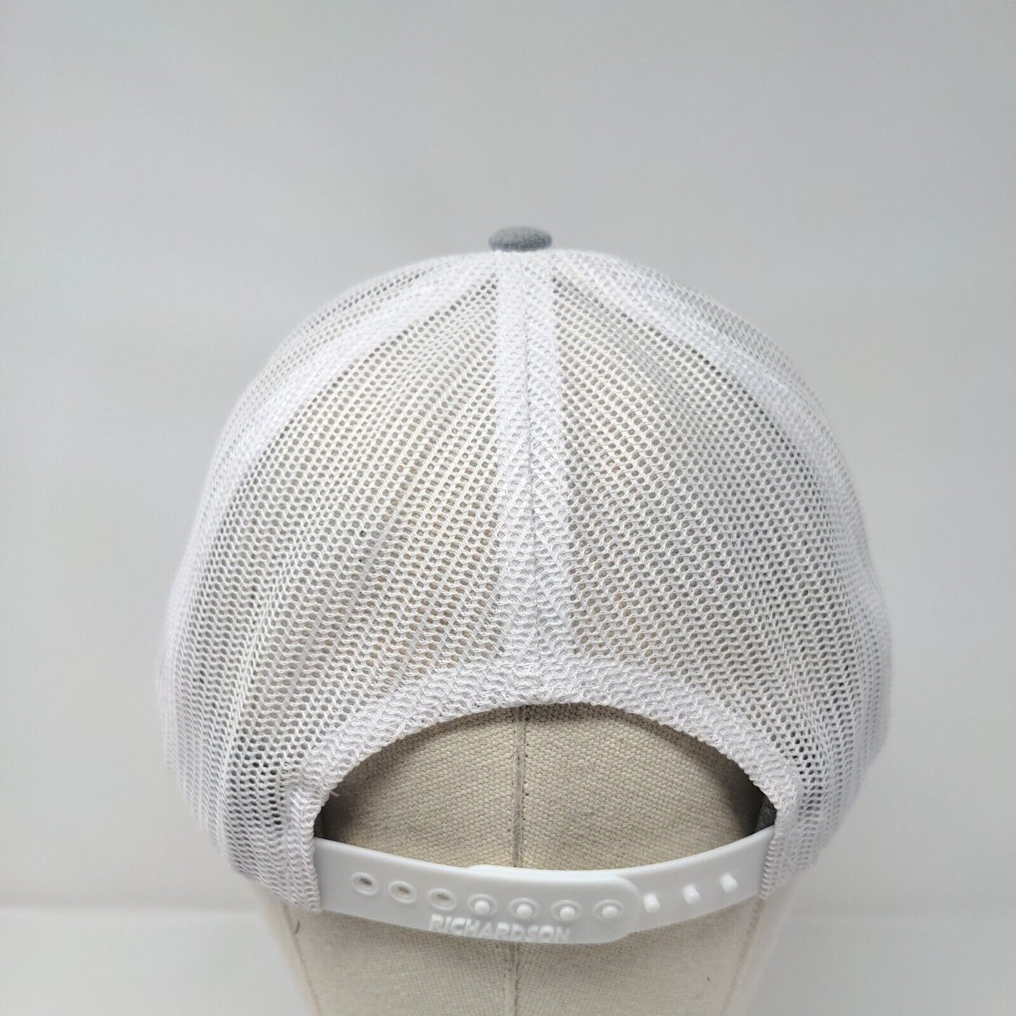 Wolverine Rocks & Rubber Snapback Trucker Hat Gray OS Mesh Back Richardson