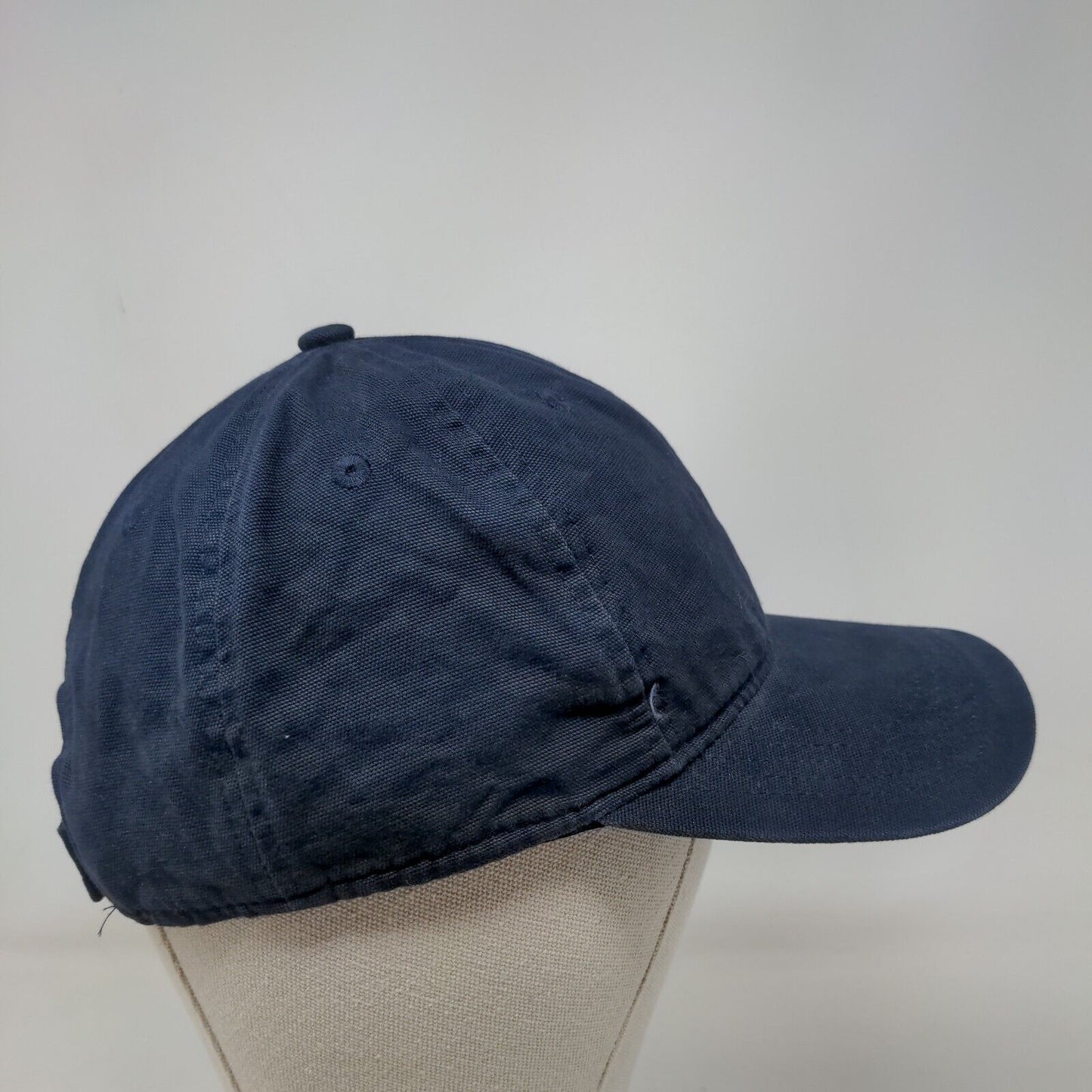 Laticrete Carhartt Strapback Hat Blue One Size Embroidered Adjustable