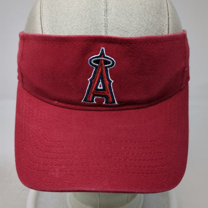 Los Angeles Angels MLB RP Associates Visor Red One Size Cotton Strapback Hat