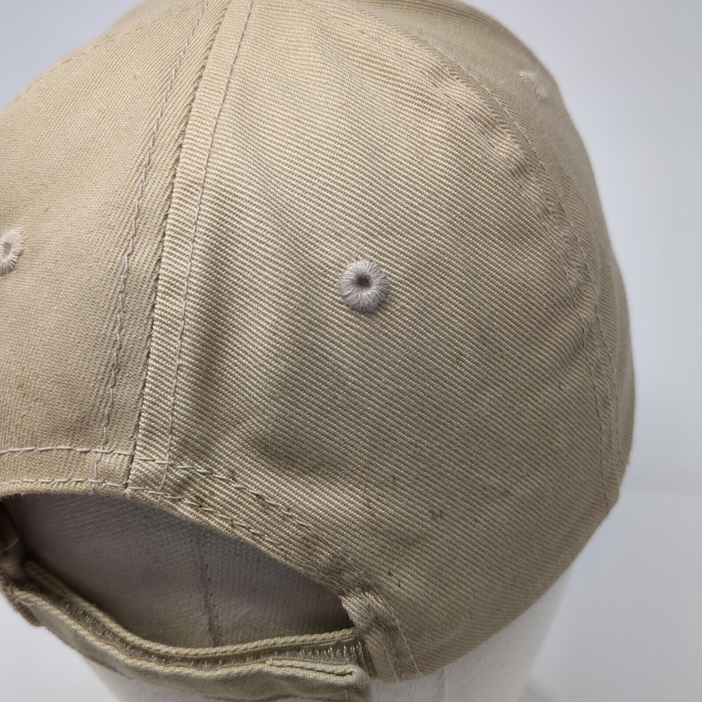 Stihl Strapback Hat Tan One Size Adjustable Colorblock Embroidered