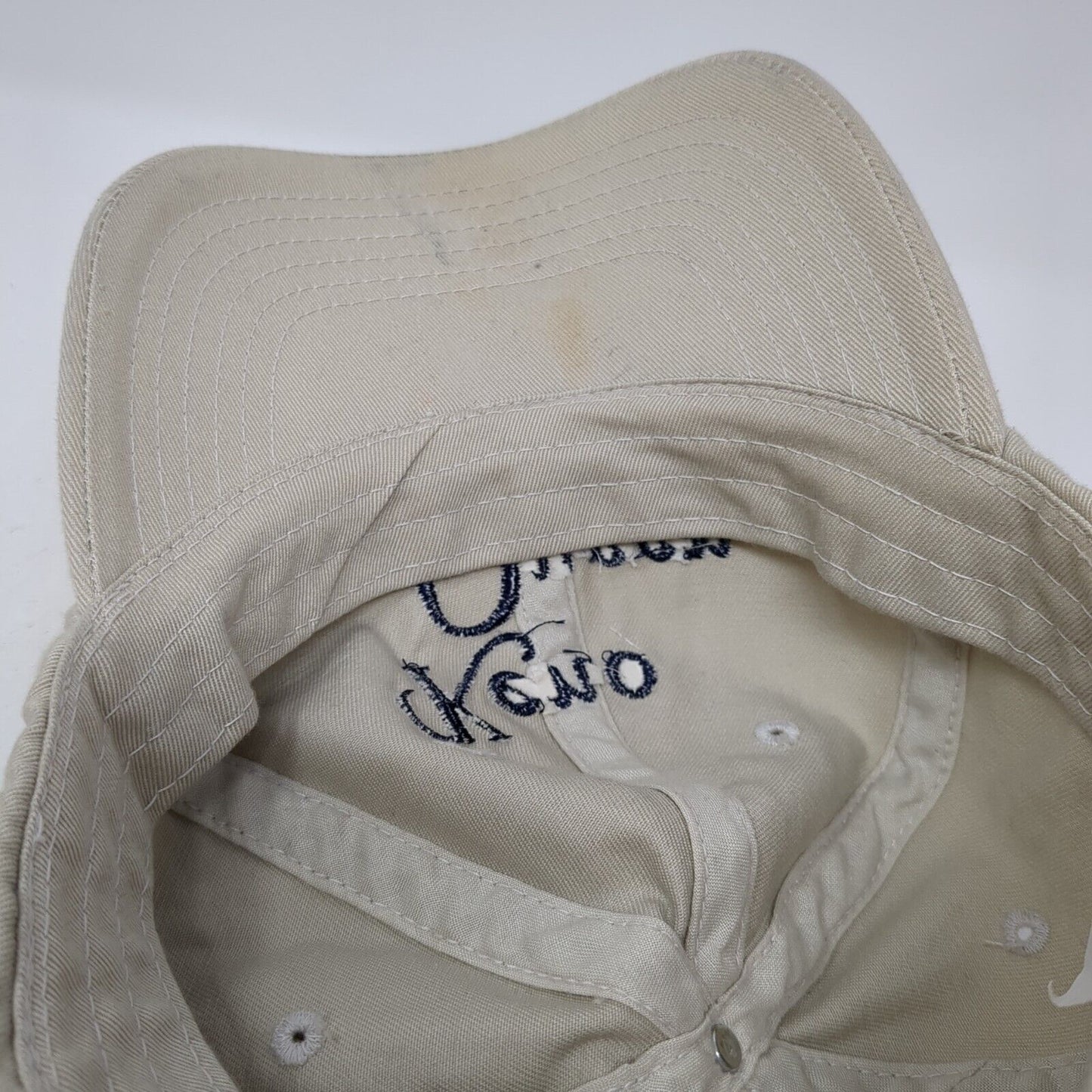 Keno Queen Slideback Hat Tan One Size Adjustable Embroidered Valucap Sportsman