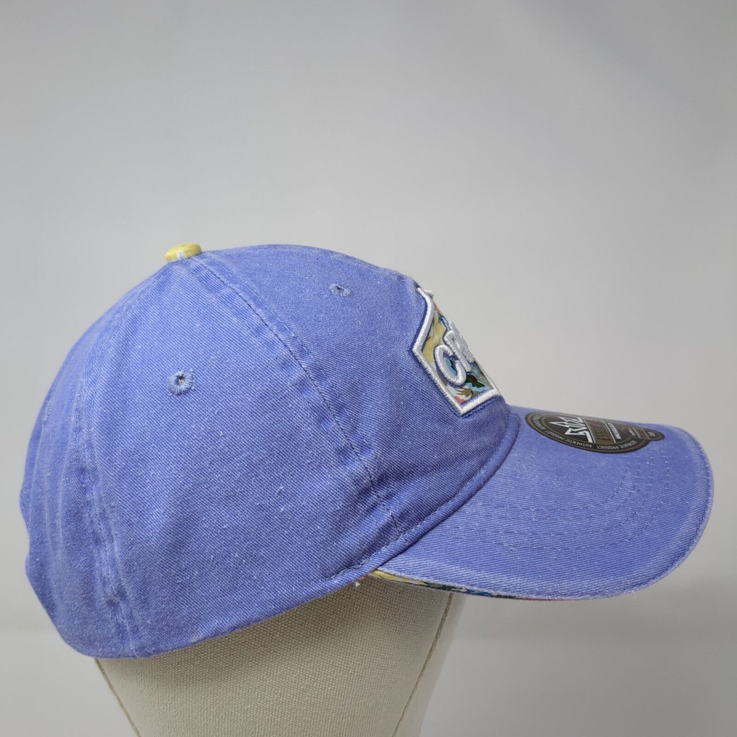 Crete Strapback Hat Blue One Size Adjustable 6 Panel Essencial Caps