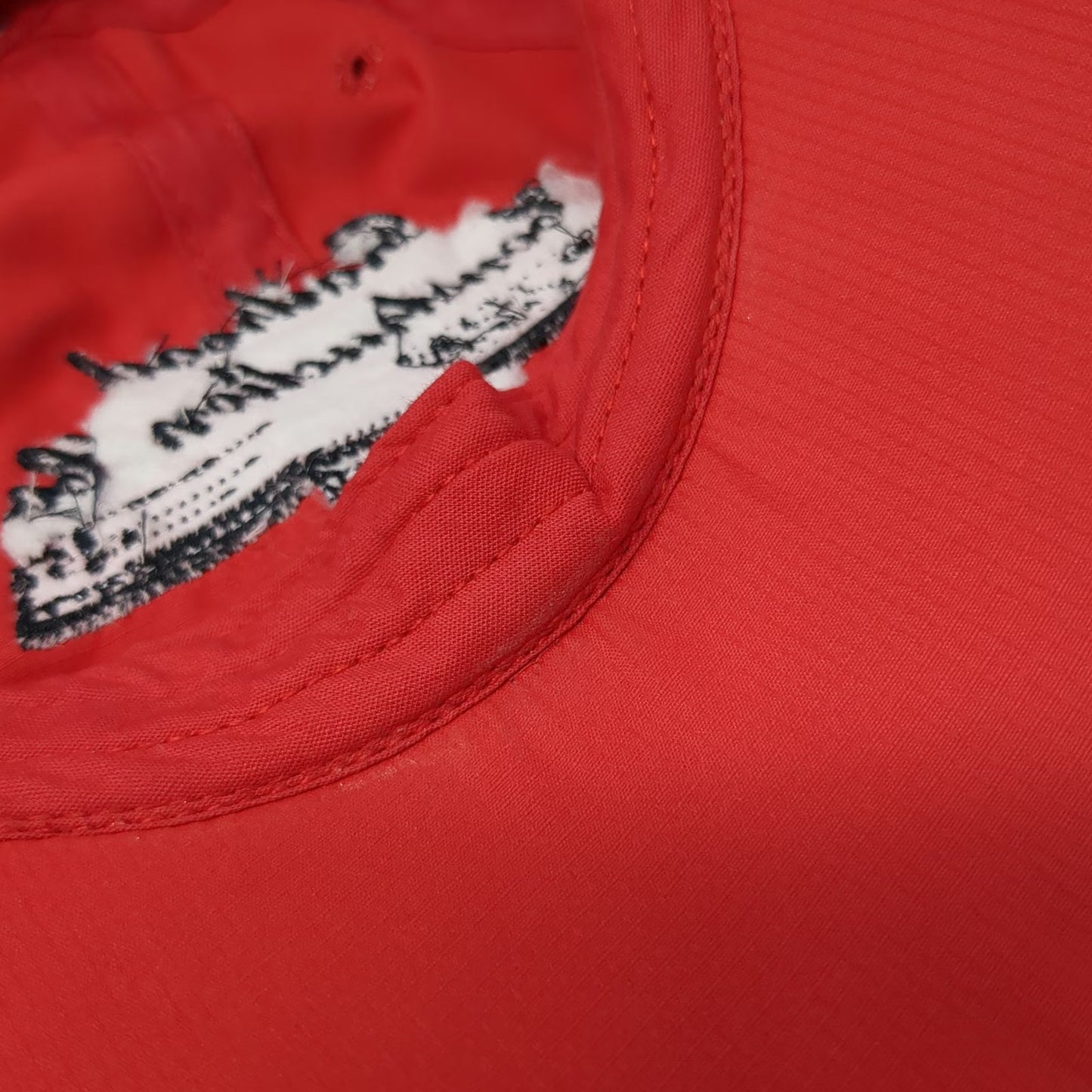 KC Caps Railroad Construction Co Train Baseball Cap Red One Size Strapback Hat