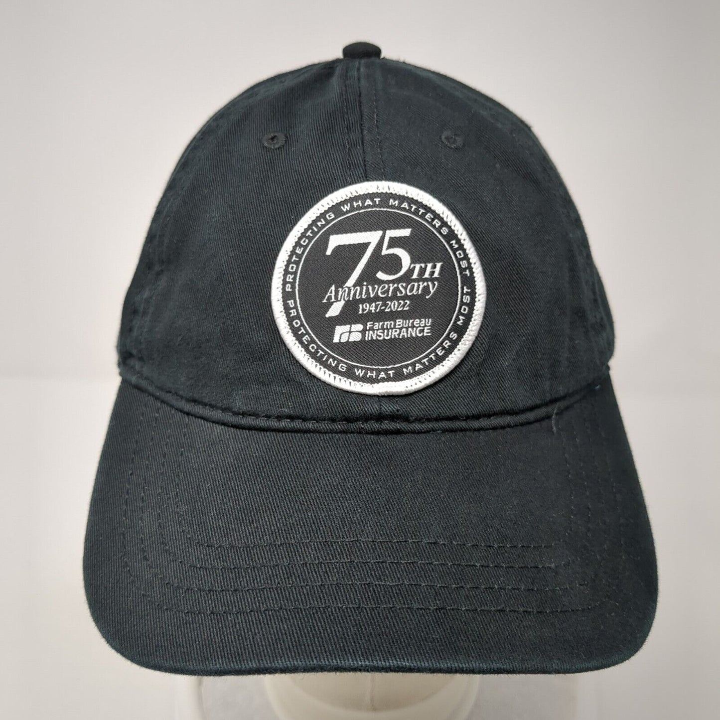 75th Anniversary Farm Bureau Insurance Slideback Hat Black One Size