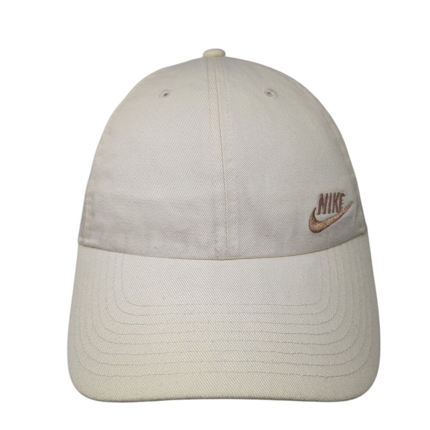Nike Swoosh Slideback Hat Tan One Size Adjustable 6 Panel Heritage86
