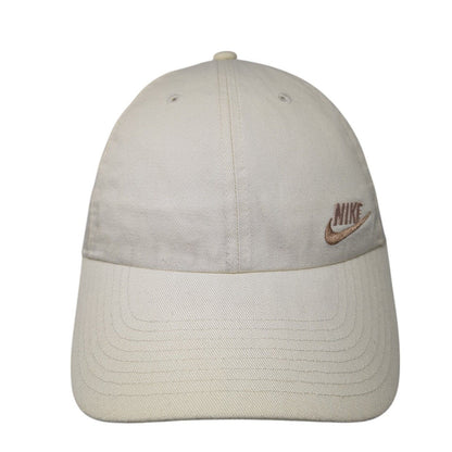Nike Swoosh Slideback Hat Tan One Size Adjustable 6 Panel Heritage86