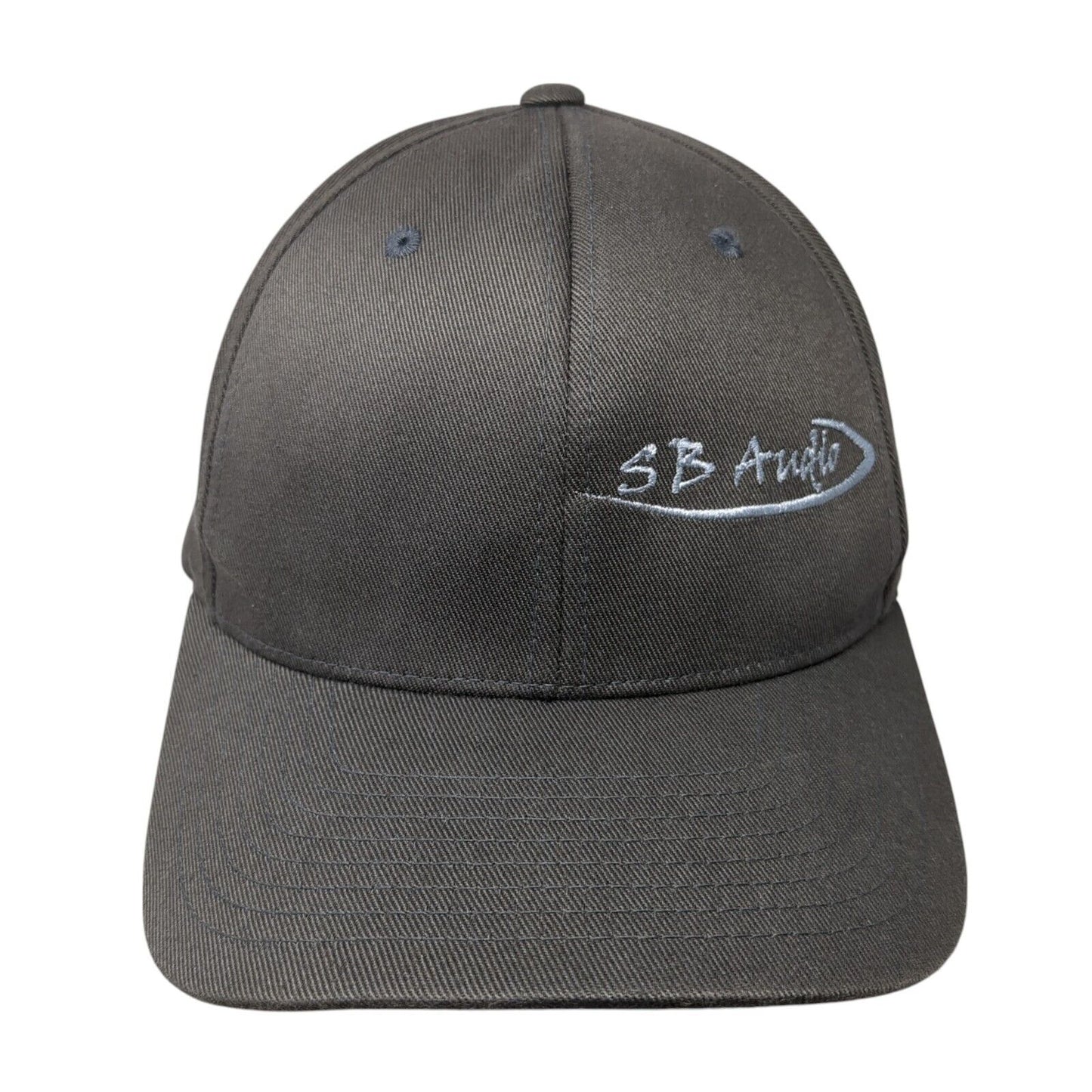 SB Audio Fitted Hat Gray Large/XL Flexfit Port Authority 6 Panel