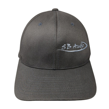 SB Audio Fitted Hat Gray Large/XL Flexfit Port Authority 6 Panel