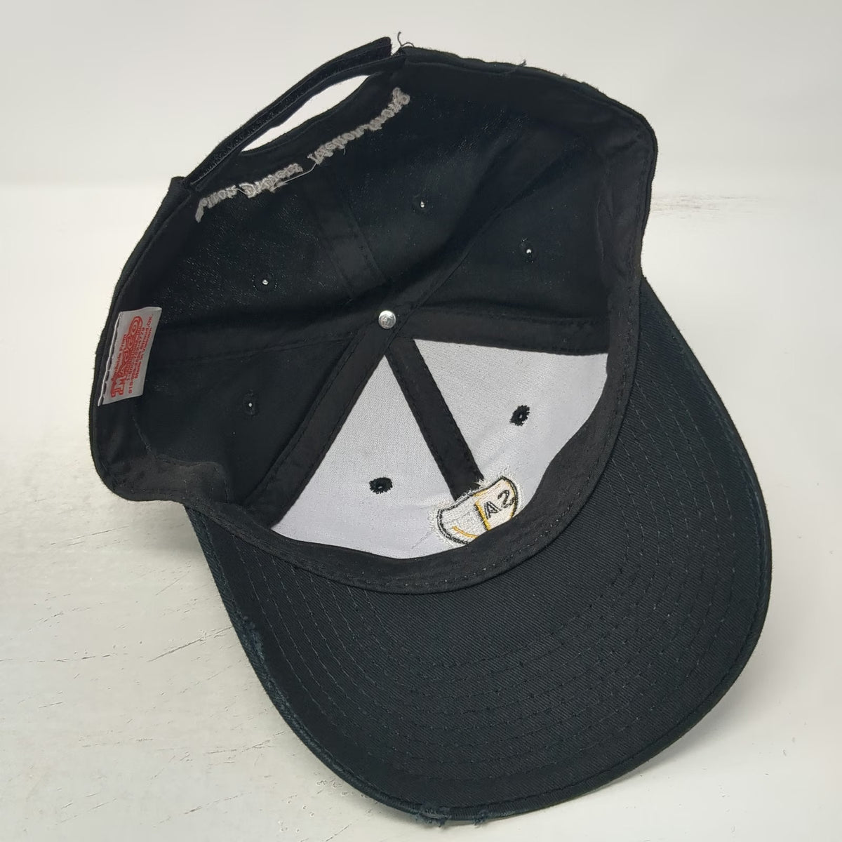 Macco Baseball Cap Black One Size Melton Truck Lines Safe Shield Drivers Hat