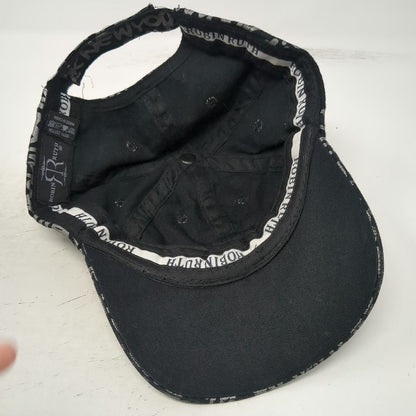 Robin Ruth New York Baseball Cap Black Gray One Size Allover Print City Hat