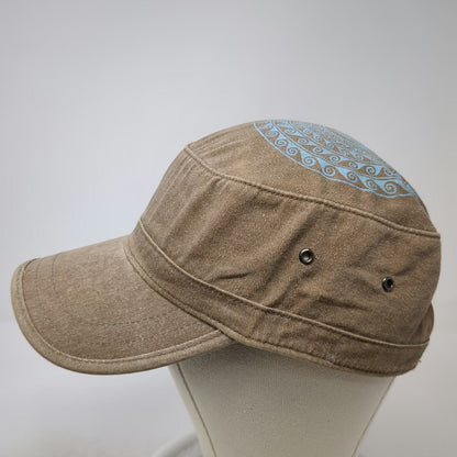 Authentic Pigment Army Cap Brown One Size Aragorn's Studio Tortola BVI Eye Hat