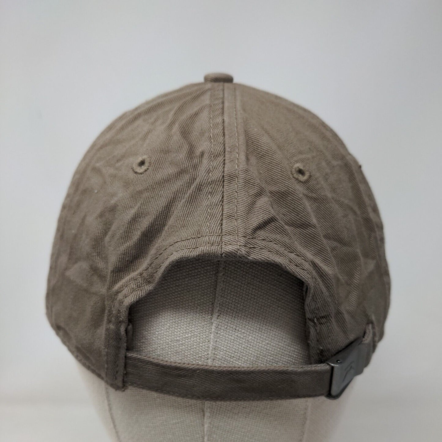 Turn 2 Specialty Companies Slideback Hat Tan M/L Embroidered 6 Panel Richardson