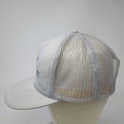 Yupoong Trucker Hat Gray One Size New Hampshire Green Script Mesh Back Hat