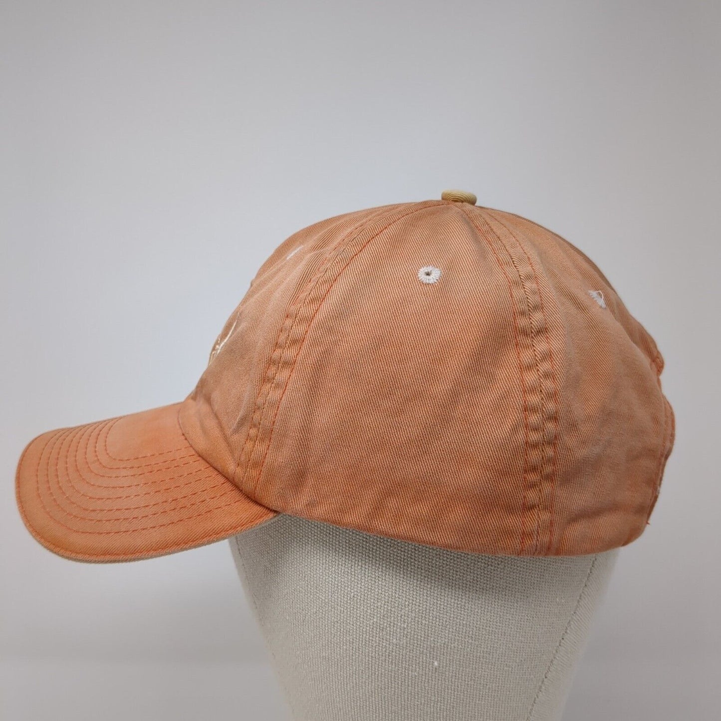RJS Foundation Slideback Hat Orange One Size Embroidered Fahrenheit
