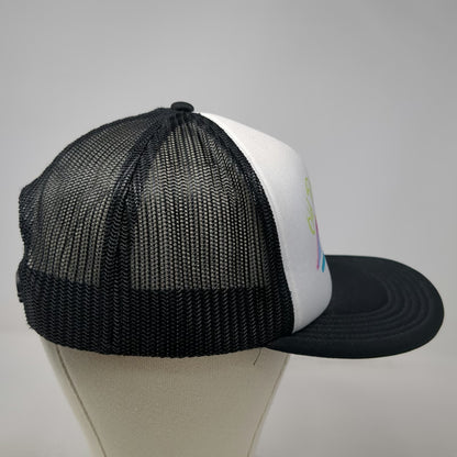 Old Dominion Trucker Hat Black One Size Mountain Graphic Foam Front Mesh Back