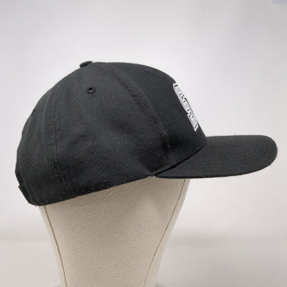 SB Strapback Hat Black Medium-Large Adjustable Embroidered Richardson