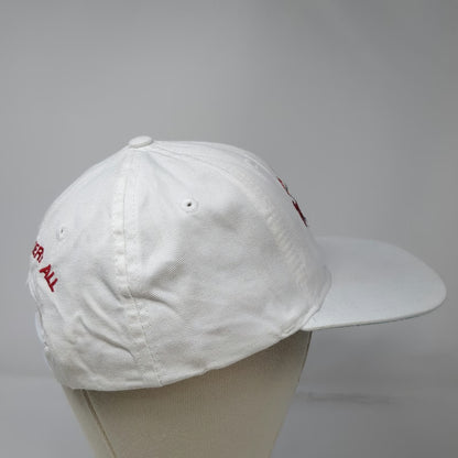 Hard Rock Cafe Berlin Save The Planet Snapback Hat White One Size Cotton Green