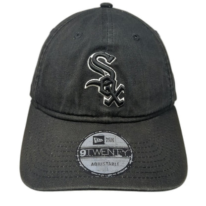 Chicago White Sox MLB New Era Baseball Cap Black One Size Adjustable Strap Hat