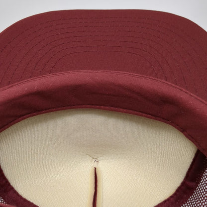 Nissin Trucker Hat Red One Size Regio Clay Products Alamo Texas Snapback Mesh