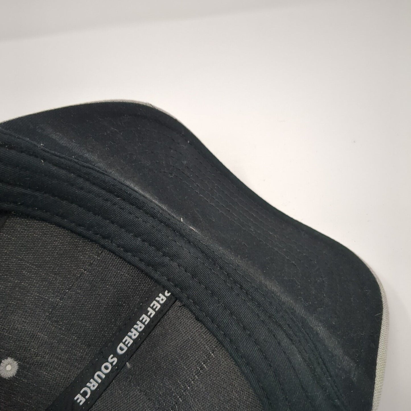 HK Contractors, Inc Snapback Trucker Hat Gray One Size Mesh Back