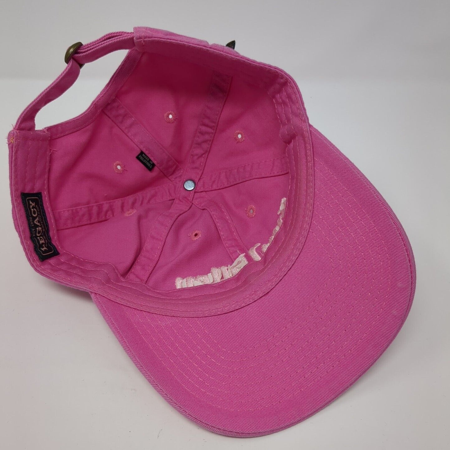 Sun Valley Slideback Hat Pink One Size Adjustable Embroidered Legacy