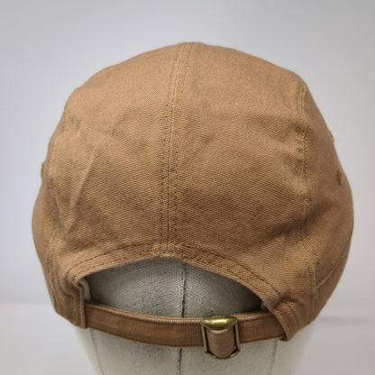 Duluth Trading Co Baseball Cap Brown L Cotton Stretch Slideback 5 Panel Hat