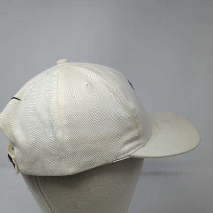 Nike Golf Baseball Cap White Boise Open Albertsons Swoosh Strapback Hat Vintage