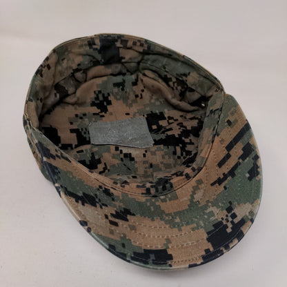 US Marine Corps Fitted Cadet Army Cap Hat Camo One Size Embroidered