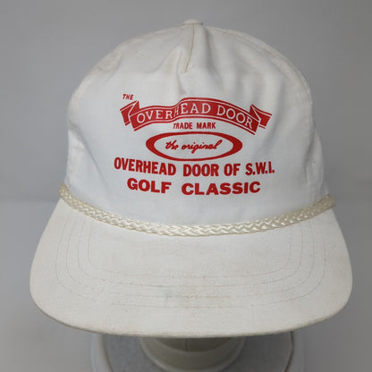 Overhead Door of SWI Golf Classic Slideback Hat White One Size Adjustable Rope