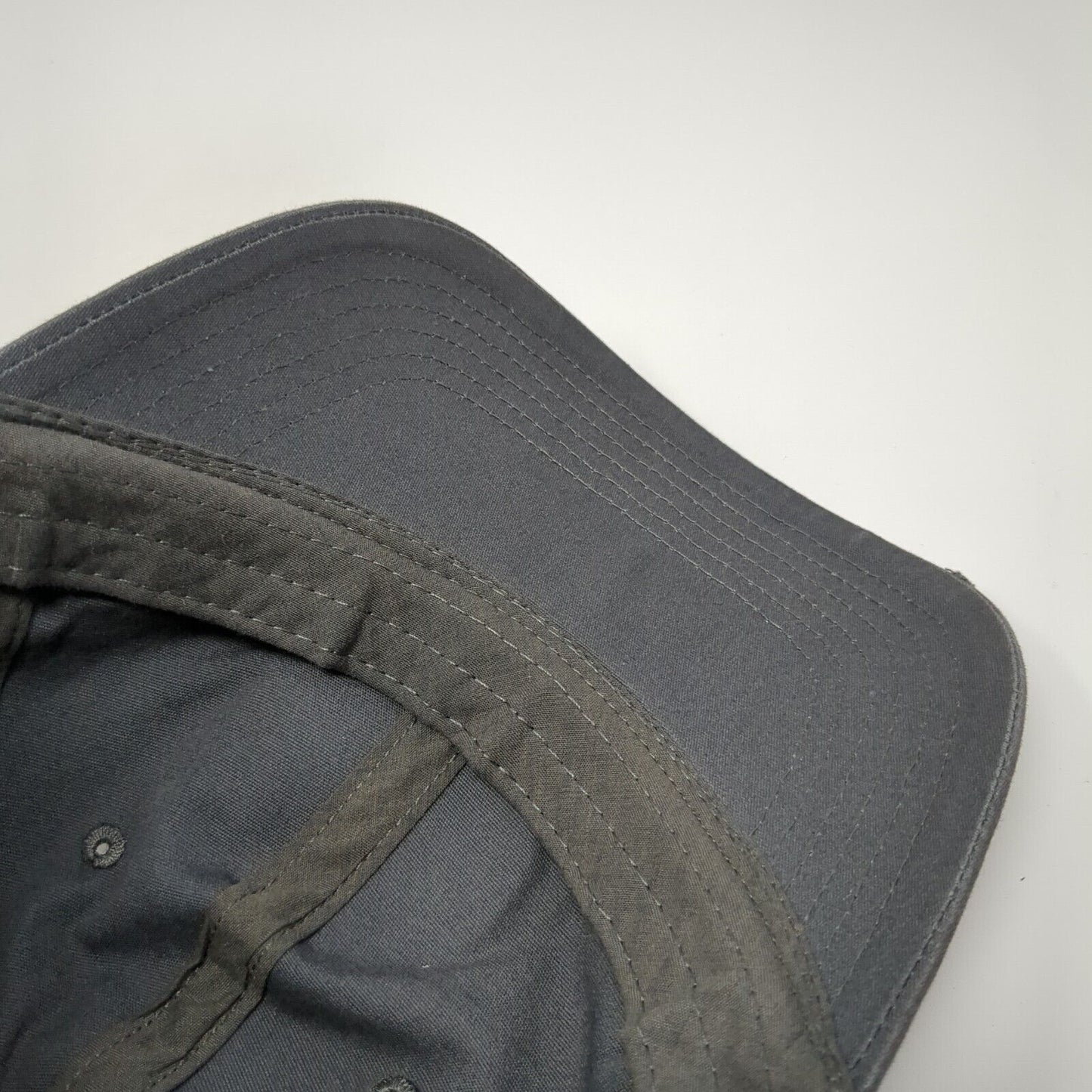 Hop Revolution Slideback Hat Gray One Size Adjustable Solid 6 Panel