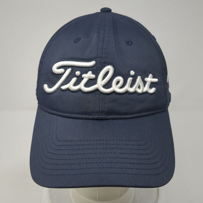 Titleist Slideback Baseball Cap Blue One Size Adjustable Embroidered 6 Panel