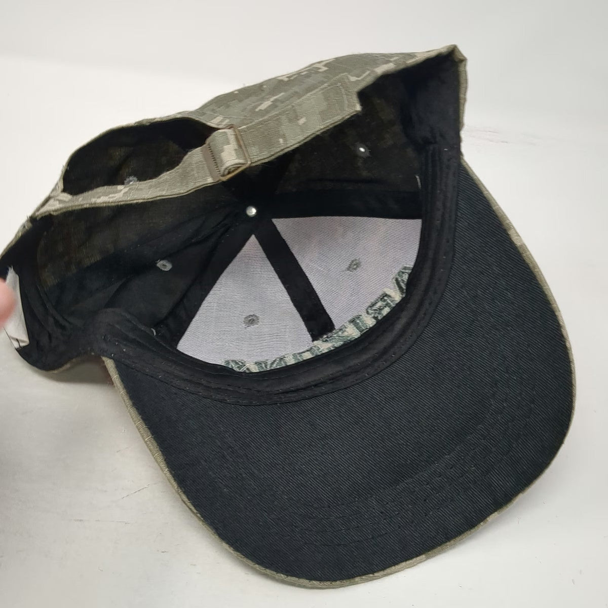 SNCO Baseball Cap Gray Green Beige One Size Arizona Digital Camo Embroidered Hat