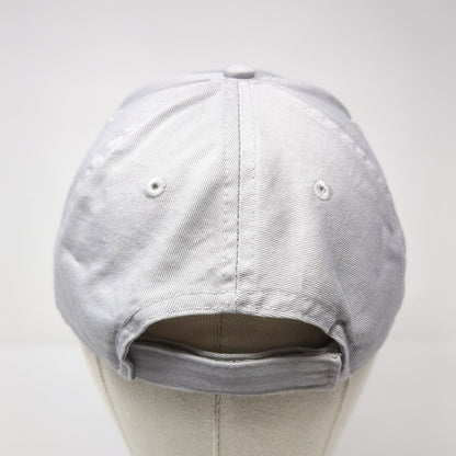 Root Rents Strapback Hat Gray One Size Adjustable Embroidered Port & Company