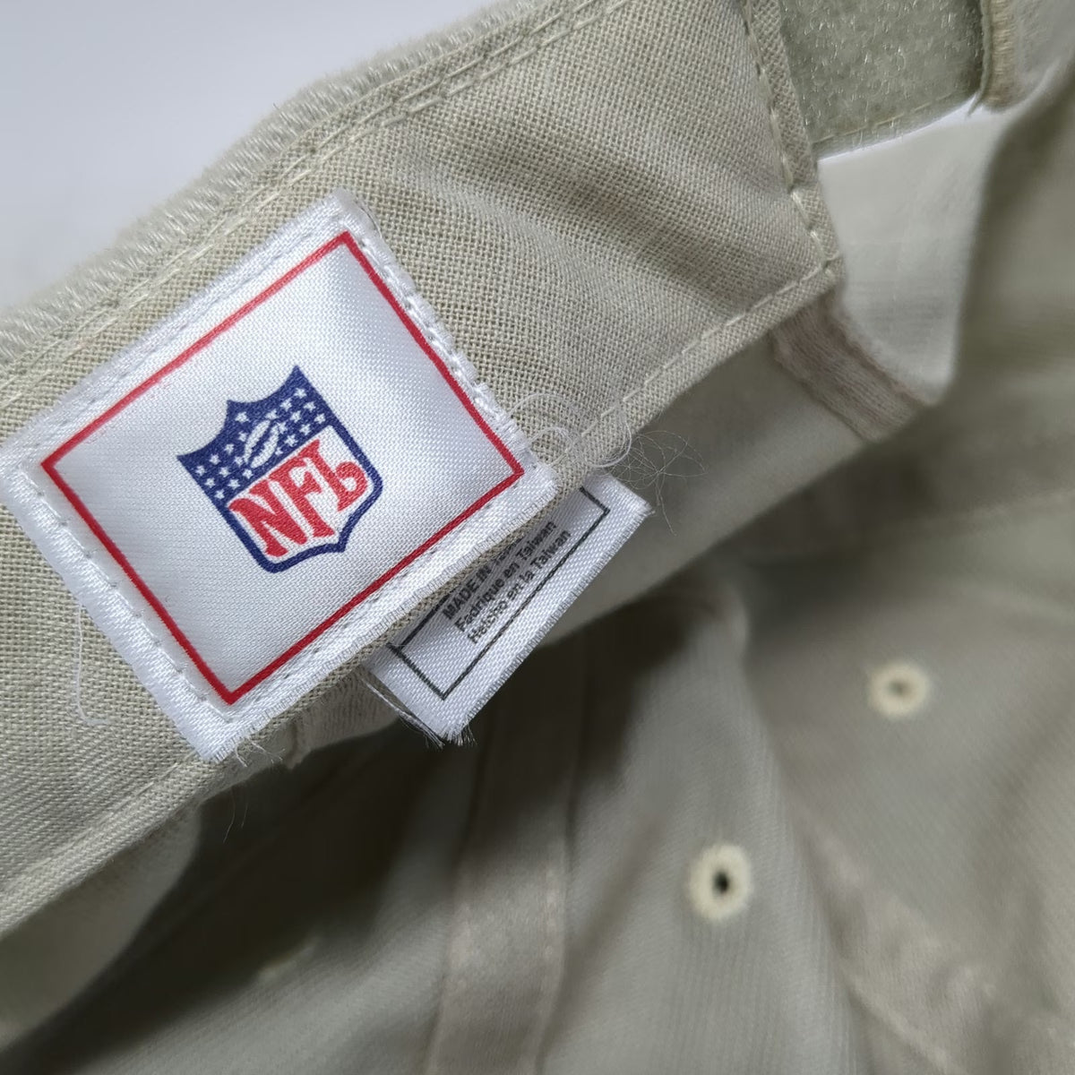 San Francisco 49ers NFL Beige One Size Cap Adjustable Strapback Embroidered Hat
