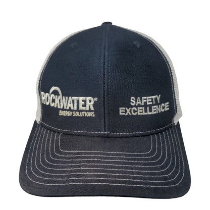 Rockwater Energy Solutions Safety Excellence Snapback Trucker Hat Blue One Size