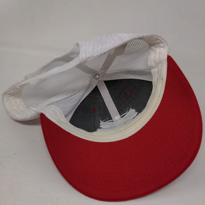 Crossover Symmetry Snapback Mesh Back Trucker Hat Red M/L Richardson