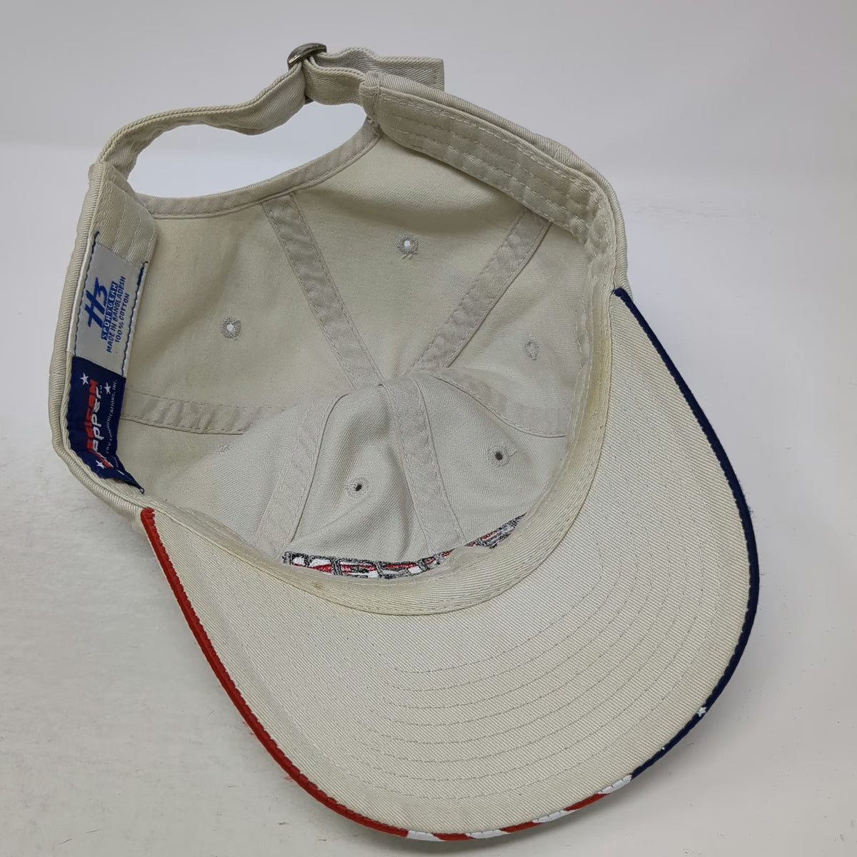 American Chopper Baseball Cap Beige One Size Adjustable Slideback Cotton Hat TV