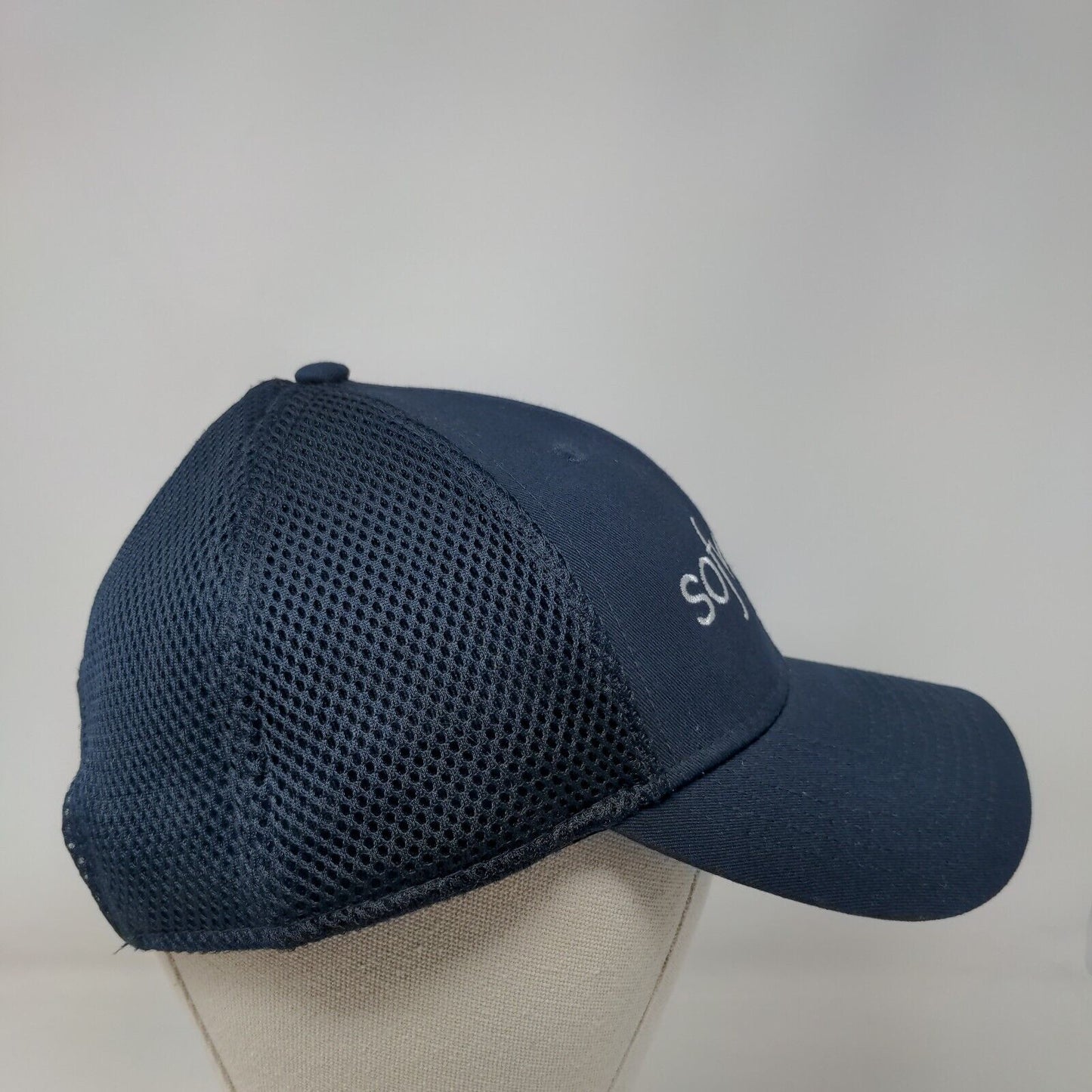 Sofwave Snapback Hat Blue OSFM Adjustable Embroidered Mesh Back 6 Panel New Era