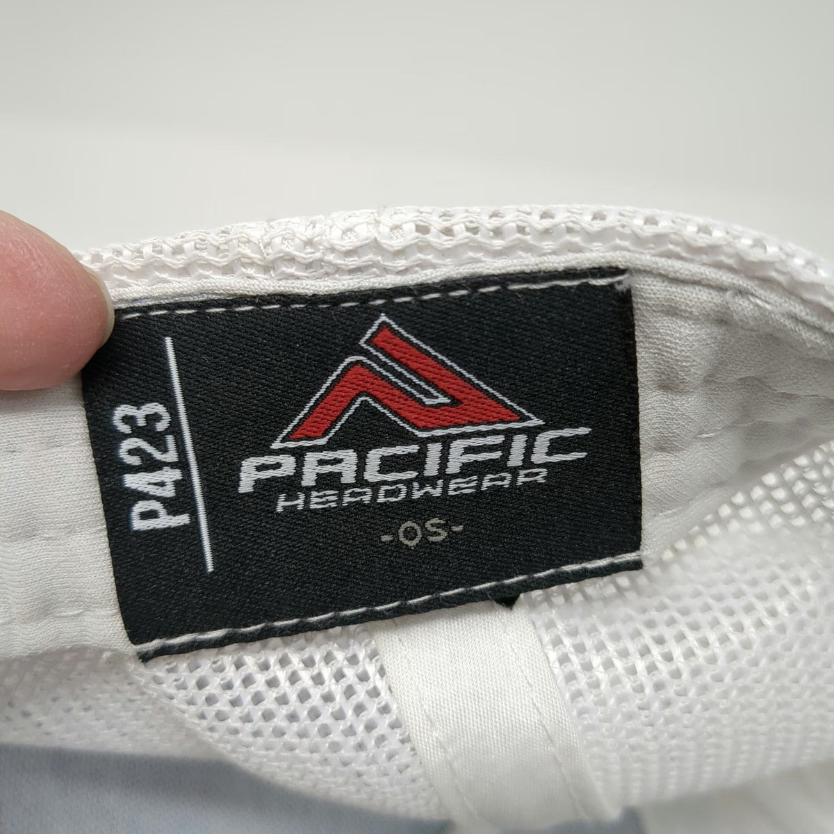 Pacific Headwear Trucker Hat Blue White OSFM Rope Snapback Mesh St Lukes FitOne