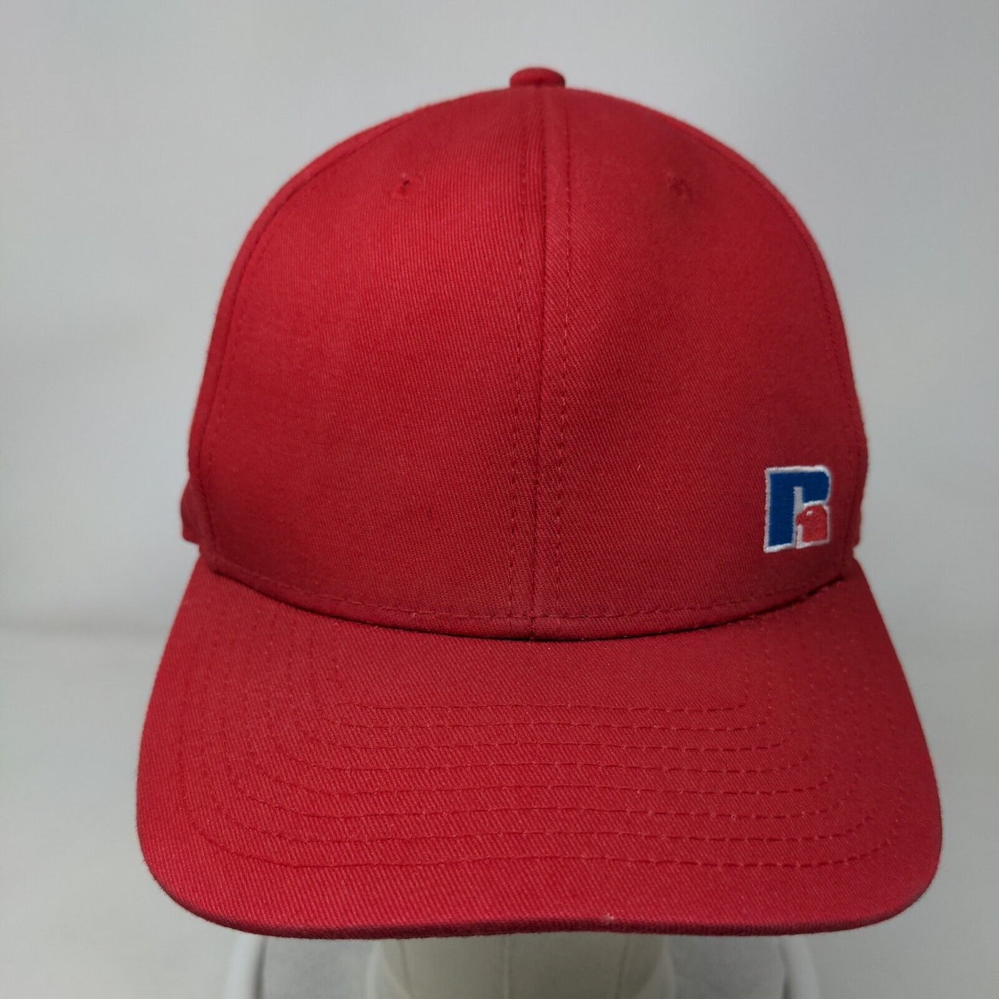 Russell Worn By America's Top Teams Snapback Hat Red OSFM Embroidered