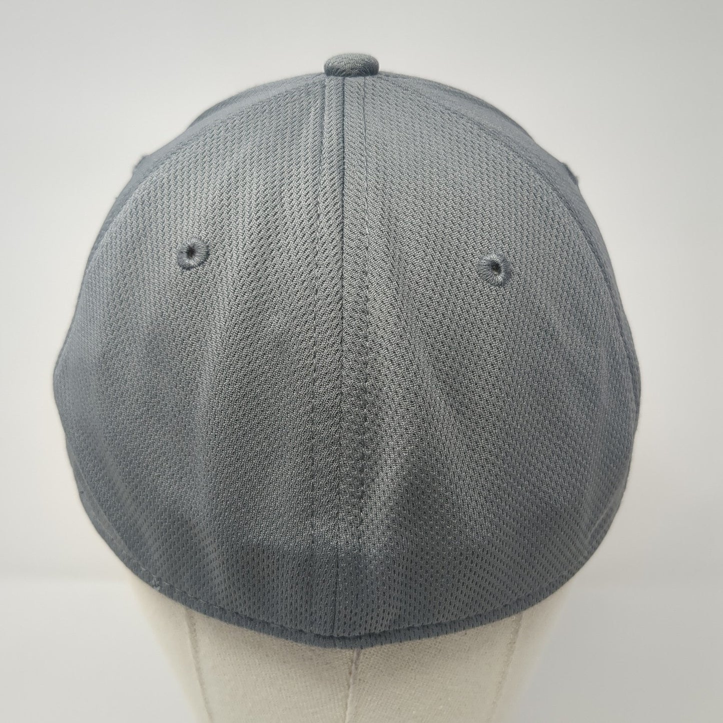 Athletic Works Fitted Hat Gray XL Solid Stretch Vent Holes Outdoor Blank